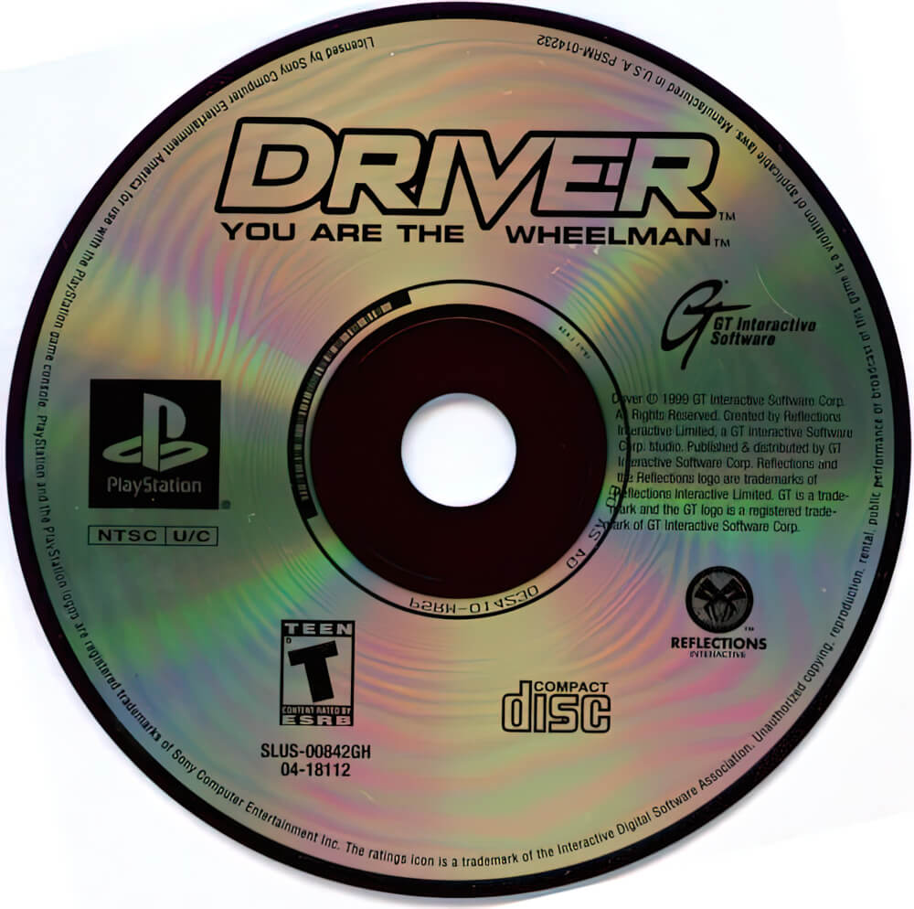 Лицензионный диск Driver для PlayStation